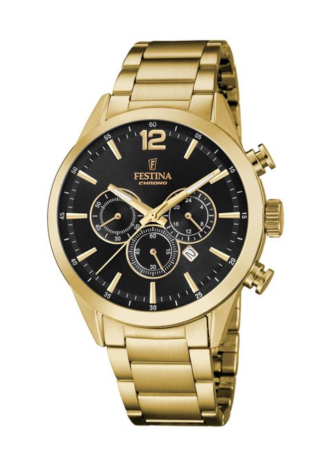 Reloj F20633/3 Festina Negro Hombre Timeless Chronograph-0