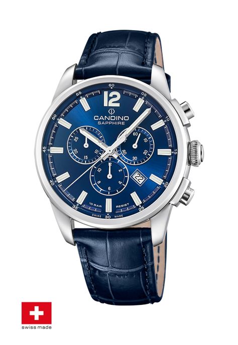 Reloj C4745/2 Candino Swiss Azul Hombre Couple Classic-1