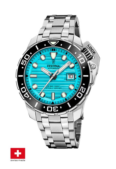 Reloj F20043/5 Festina Swiss Turquesa Hombre-1