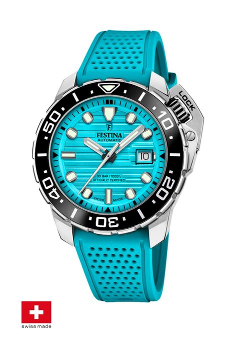 Reloj F20043/5 Festina Swiss Turquesa Hombre-2