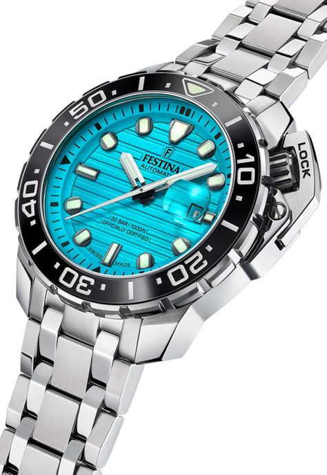 Reloj F20043/5 Festina Swiss Turquesa Hombre-5