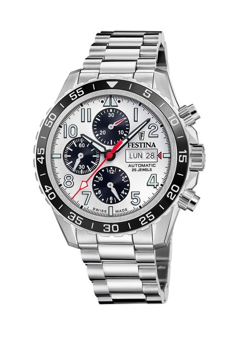 Reloj F20055/1 Festina Swiss Blanco Hombre-0