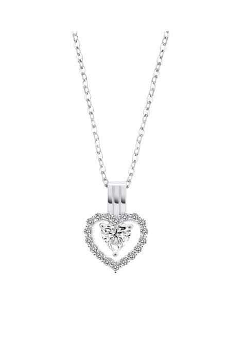 Collar LP3555-1/1 Lotus Silver Mujer Leros-0