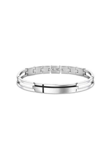 Pulsera LS1969-2/1 Lotus Style Hombre Men In Black-0