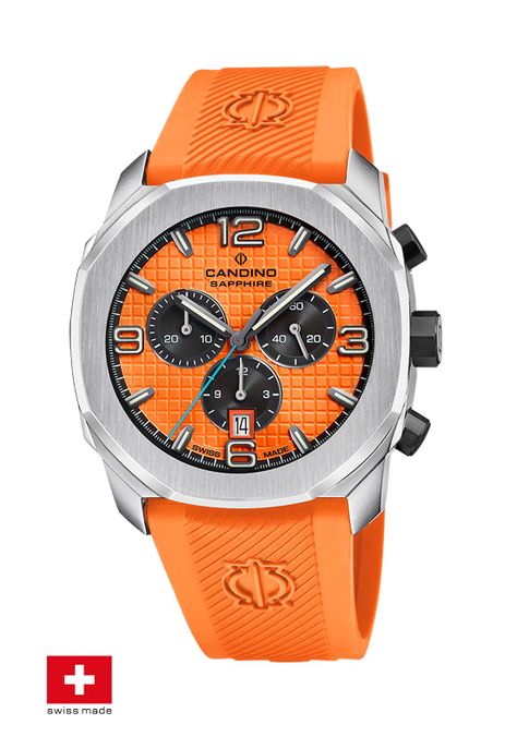 Reloj C4774/2 Candino Swiss Naranjo Hombre Couple Sport-1