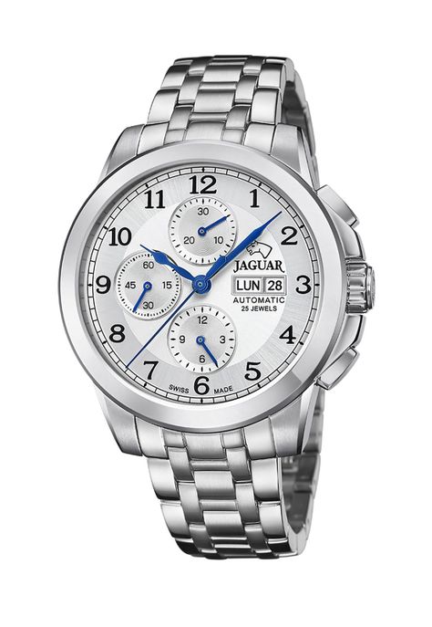 Reloj J978/1 Jaguar Plateado Hombre Automatico-0