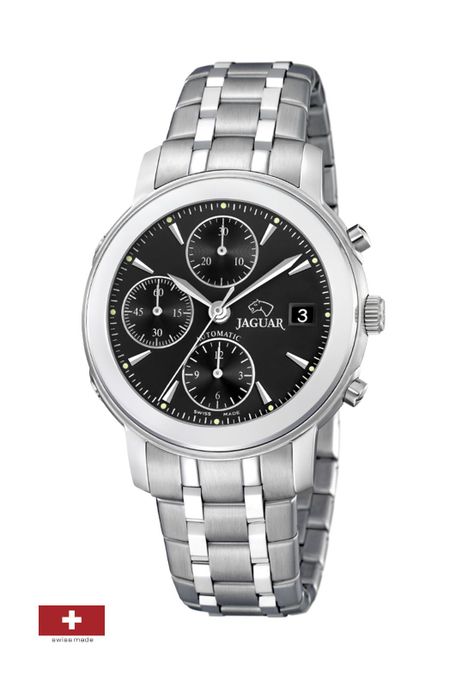 Reloj J939/3 Jaguar Negro Hombre Coleccion 1938-1