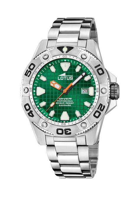 Reloj 18929/C Lotus Verde Hombre Diver-0