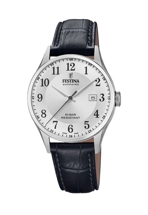Reloj F20007/1 Festina Swiss Gris Hombre Swiss Made-0