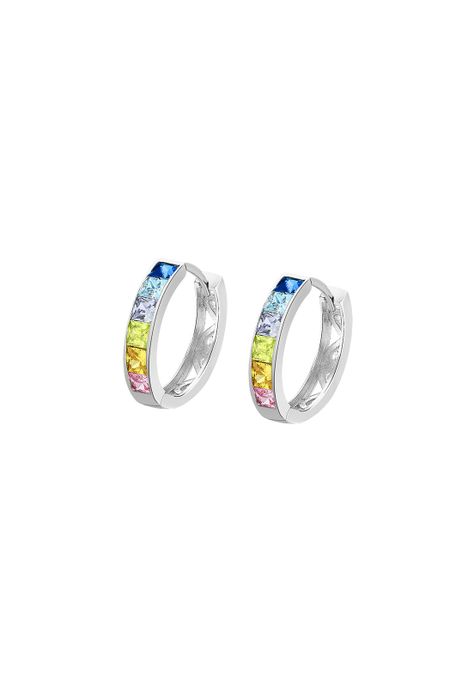 Aros LP1936-4/3 Lotus Silver Mujer Hoops-0