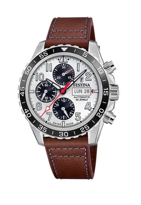 Reloj F20056/1 Festina Swiss Blanco Hombre Automático-0