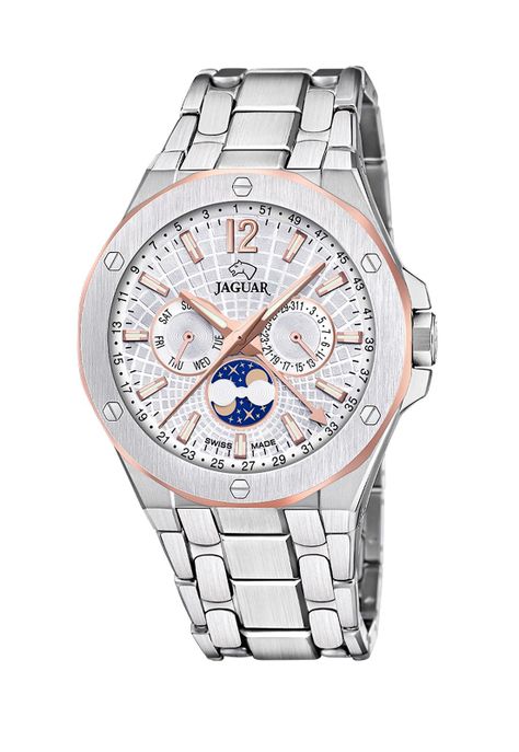 Reloj J1039/1 Jaguar Swiss Plata Hombre Diplomatic-0