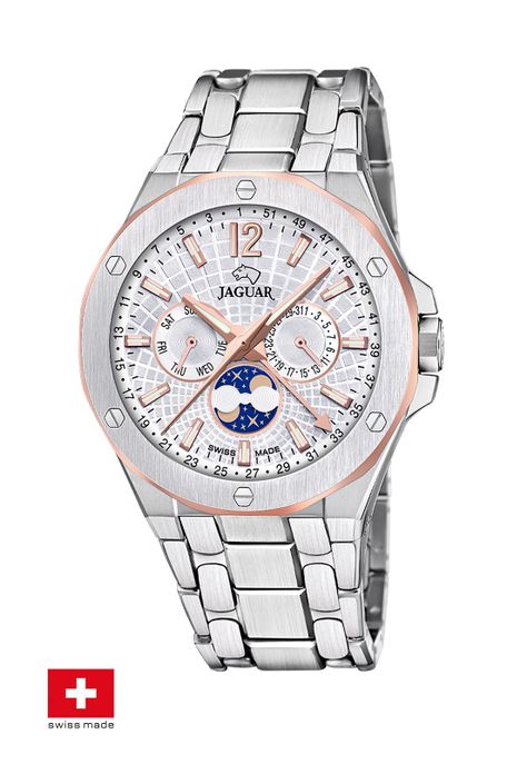 Reloj J1039/1 Jaguar Swiss Plata Hombre Diplomatic-1