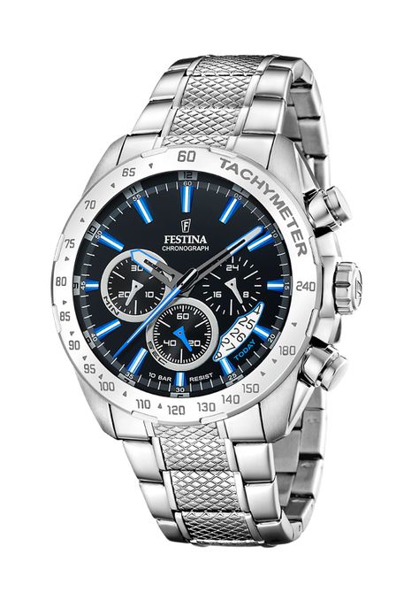 Reloj F20668/6 Festina Negro Hombre Timeless Chronograph-0