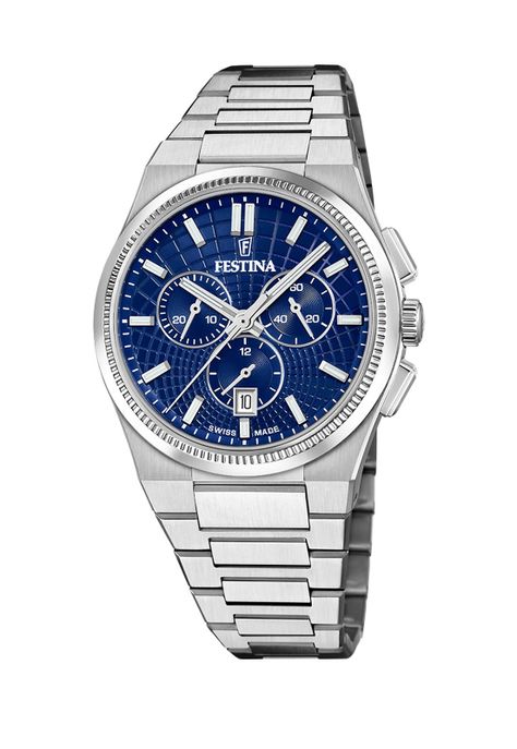 Reloj F20059/2 Festina Swiss Azul Hombre Rive Collection-0