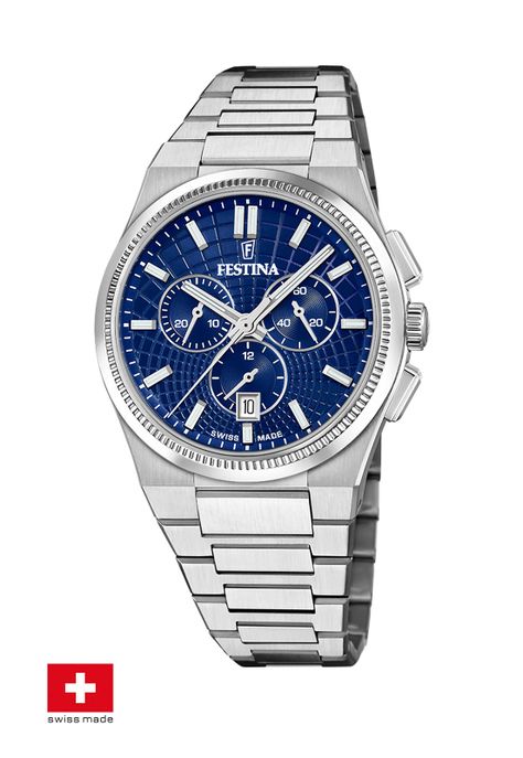 Reloj F20059/2 Festina Swiss Azul Hombre Rive Collection-1