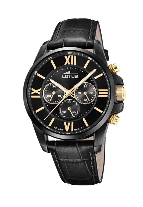 Reloj 18881/3 Lotus Negro Mujer Chrono-0