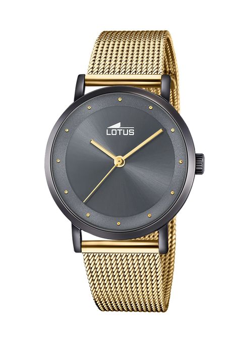 Reloj 18830/1 Lotus Negro Mujer Trendy-0