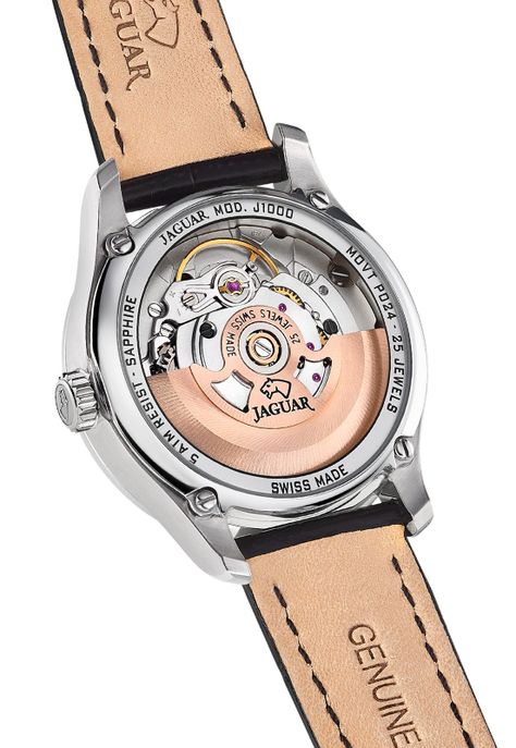 Reloj J1000/B Jaguar Swiss Negro Mujer Automático-2