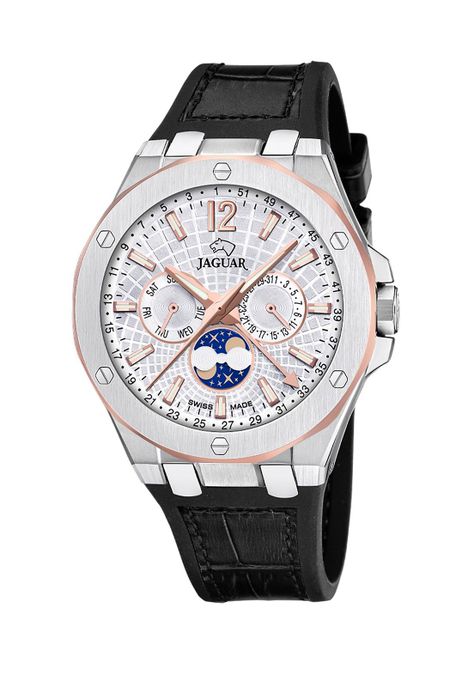 Reloj J1040/1 Jaguar Swiss Plata Hombre Diplomatic-0