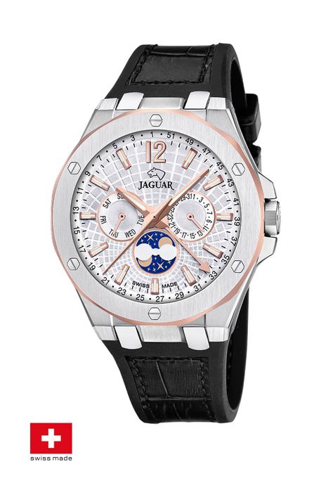 Reloj J1040/1 Jaguar Swiss Plata Hombre Diplomatic-1