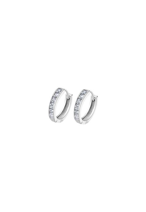 Aros LP3396-4/1 Lotus Silver Mujer Hoops-0