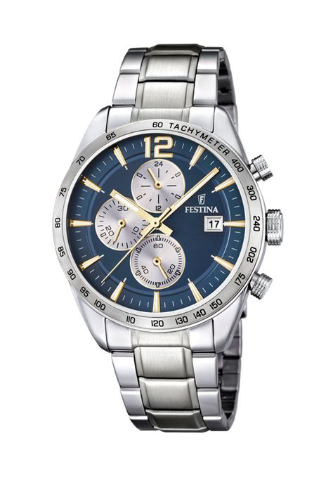 Reloj F16759/7 Festina Azul Hombre Timeless Chronograph-0