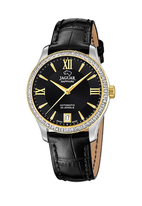 Reloj J998/B Jaguar Swiss Plateado Mujer Automático-0