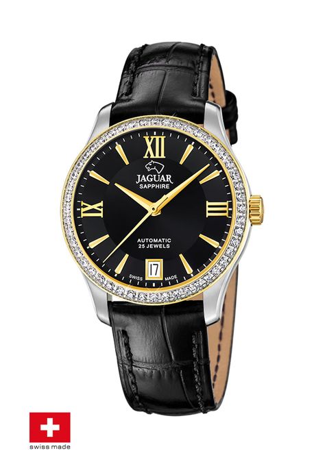 Reloj J998/B Jaguar Swiss Plateado Mujer Automático-1