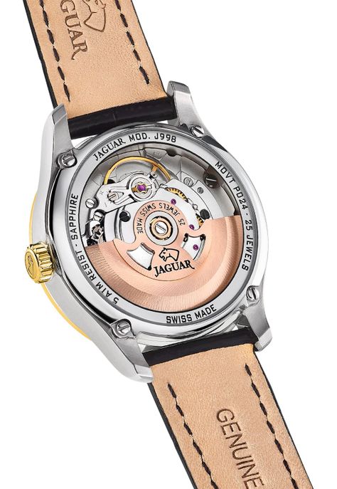 Reloj J998/B Jaguar Swiss Plateado Mujer Automático-3