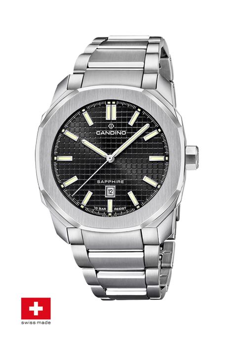 Reloj C4754/4 Candino Swiss Negro Hombre Couple Sport-1