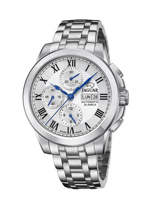 Reloj J978/2 Jaguar Plateado Hombre Automatico-0