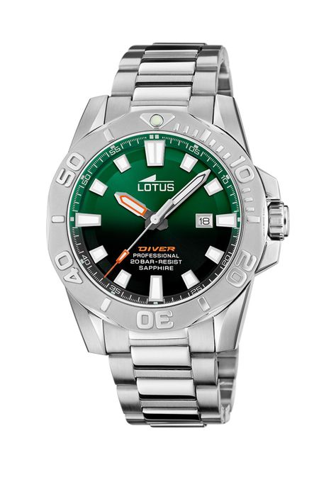 Reloj 18926/5 Lotus Verde Hombre Diver-0