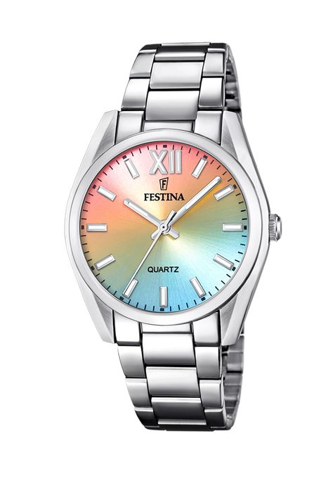 Reloj F20622/H Festina Plateado Mujer Boyfriend Collection-0