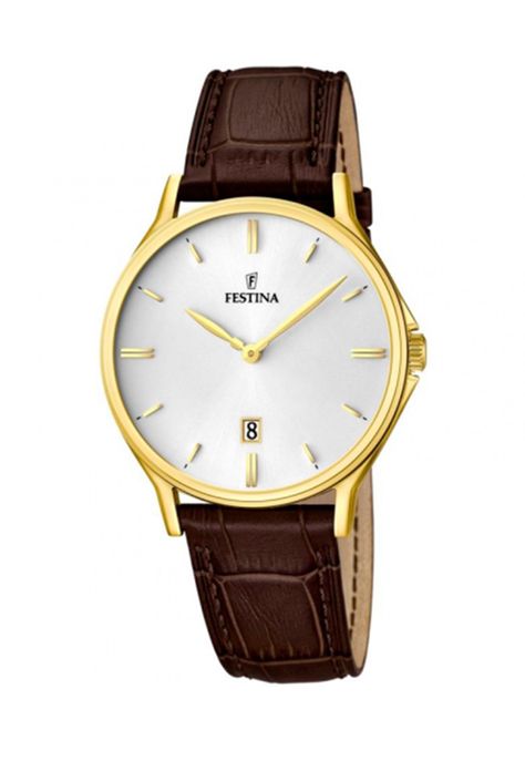 Reloj F16747/1 Festina Blanco Hombre Correa Clásico-0