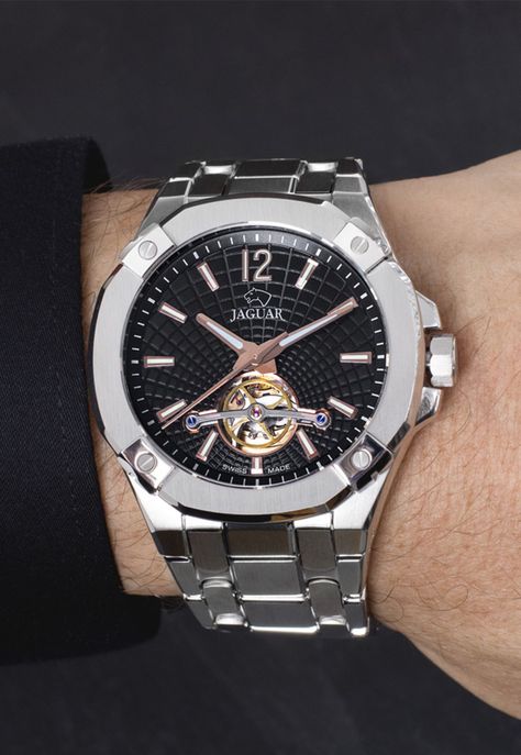 Reloj J1007/4 Jaguar Swiss Negro Hombre Automático-4