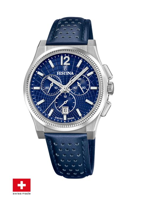 Reloj F20060/2 Festina Swiss Azul Hombre Rive Collection-1