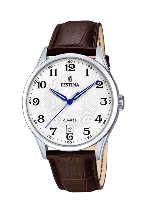 Reloj F20426/1 Festina Blanco Hombre Acero Clásico-0