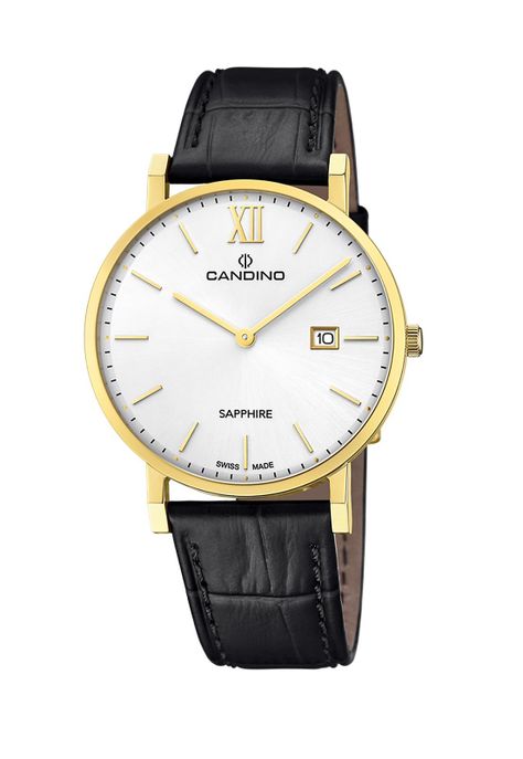 Reloj C4726/1 Candino Swiss Blanco Hombre Couples Classic-0