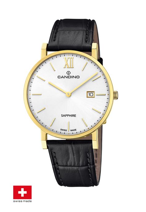 Reloj C4726/1 Candino Swiss Blanco Hombre Couples Classic-1