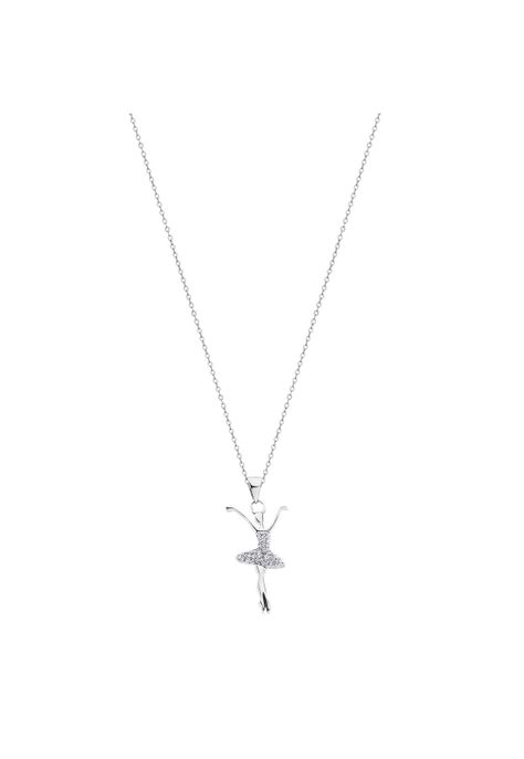 Collar LP1684-1/1 Lotus Silver Mujer Trendy-0