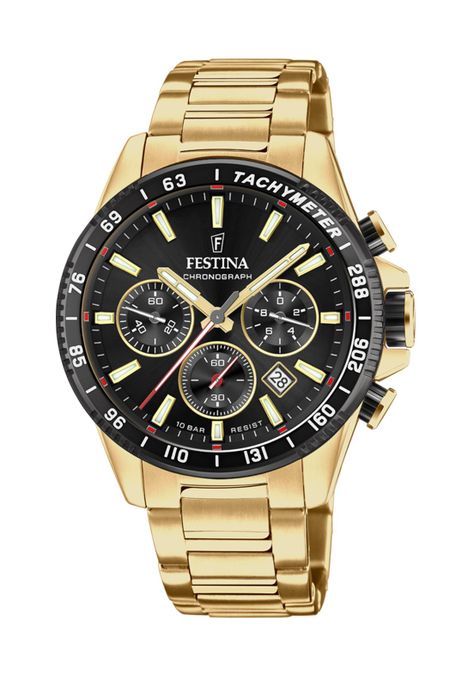Reloj F20634/5 Festina Negro Hombre Timeless Chronograph-0