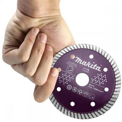 Disco Diamantado Porcelanato 110x20mm Turbo Makita D-51057-1
