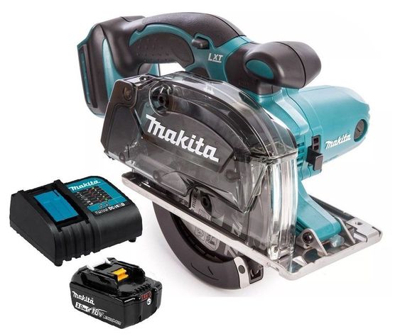  Sierra Metal 18v Inalámbrica 136mm 5-38 Makita (3 Ah)-0
