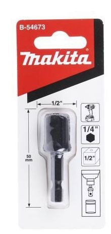 Adaptador Taladro (para Dado Cuadrante 1/2) Makita B-54673 -0