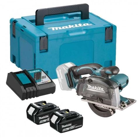 Sierra Metal 18v Inalámbrica 136mm 5-3/8 Makita DCS552RTJ-0