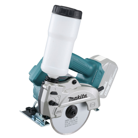 Sierra Cortadora Diamante 18v Concreto 125mm Makita DCC501 (3 Ah)-1