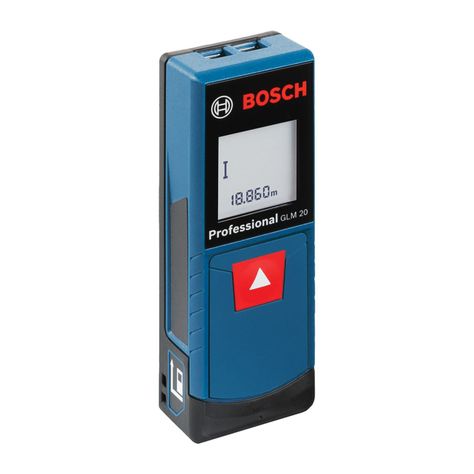 Medidor Láser  alcance 20m Bosch GLM 20-1