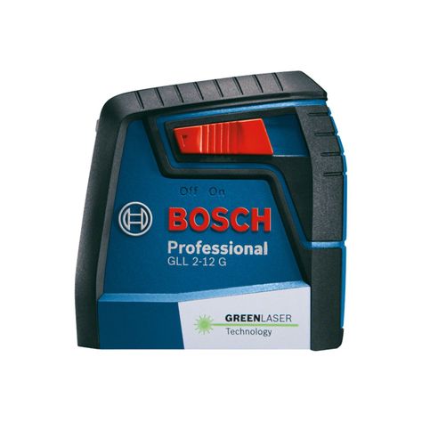 Nivel Láser verdes  alcance 12m con soporte Bosch GLL 2-12 G-2