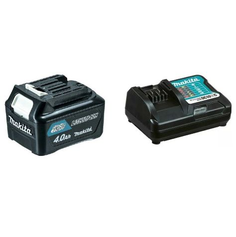 Set 12 Volts Cargador + Batería 4 Ah Makita-0